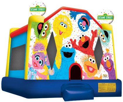 Sesame Street and Friends Bounce House